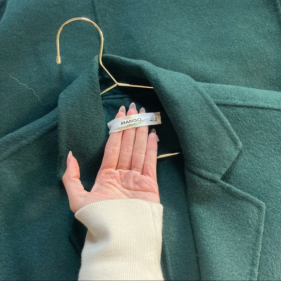 Mango Handmade Wool Blend Gilet Coat Vest 40” - Picture 4 of 8